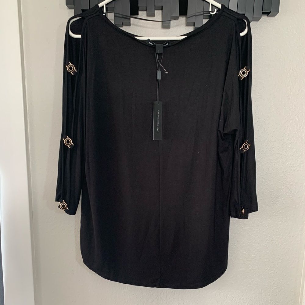 NWT Cable & Gauge open sleeve blouse - Picture 2 of 7